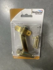 National Hardware N112-888 Bright Brass Steel Strap Handrail Bracket 3.31 L in.
