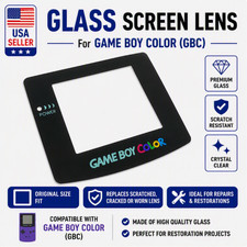 GLASS Screen Lens for Nintendo Game Boy Color GBC Replacement - BRAND NEW