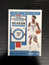 2019-20 Panini Contenders - Season Ticket Shai Gilgeous-Alexander #91