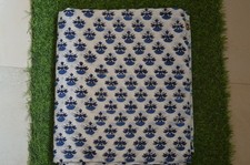 NO TARRIF CHARGES 100 ZK 146 Hand Block Print Floral Fabric 100 Cotton 3 Yard