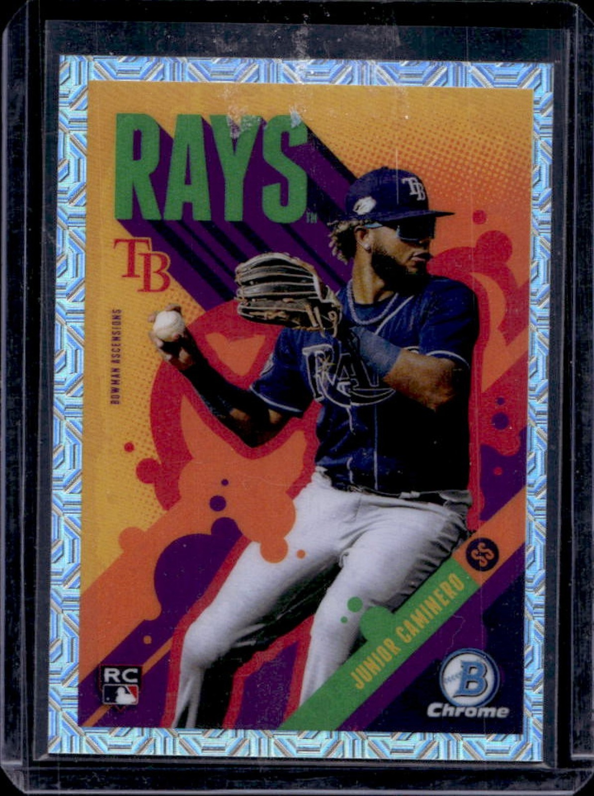 2024 Bowman Chrome Junior Caminero Ascensions Mega Box RC Mojo Refractor #BA-19