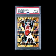 Elena Delle Donne 2024 Panini Select WNBA Concourse Gold Flash Prizm 10 Pop 1!