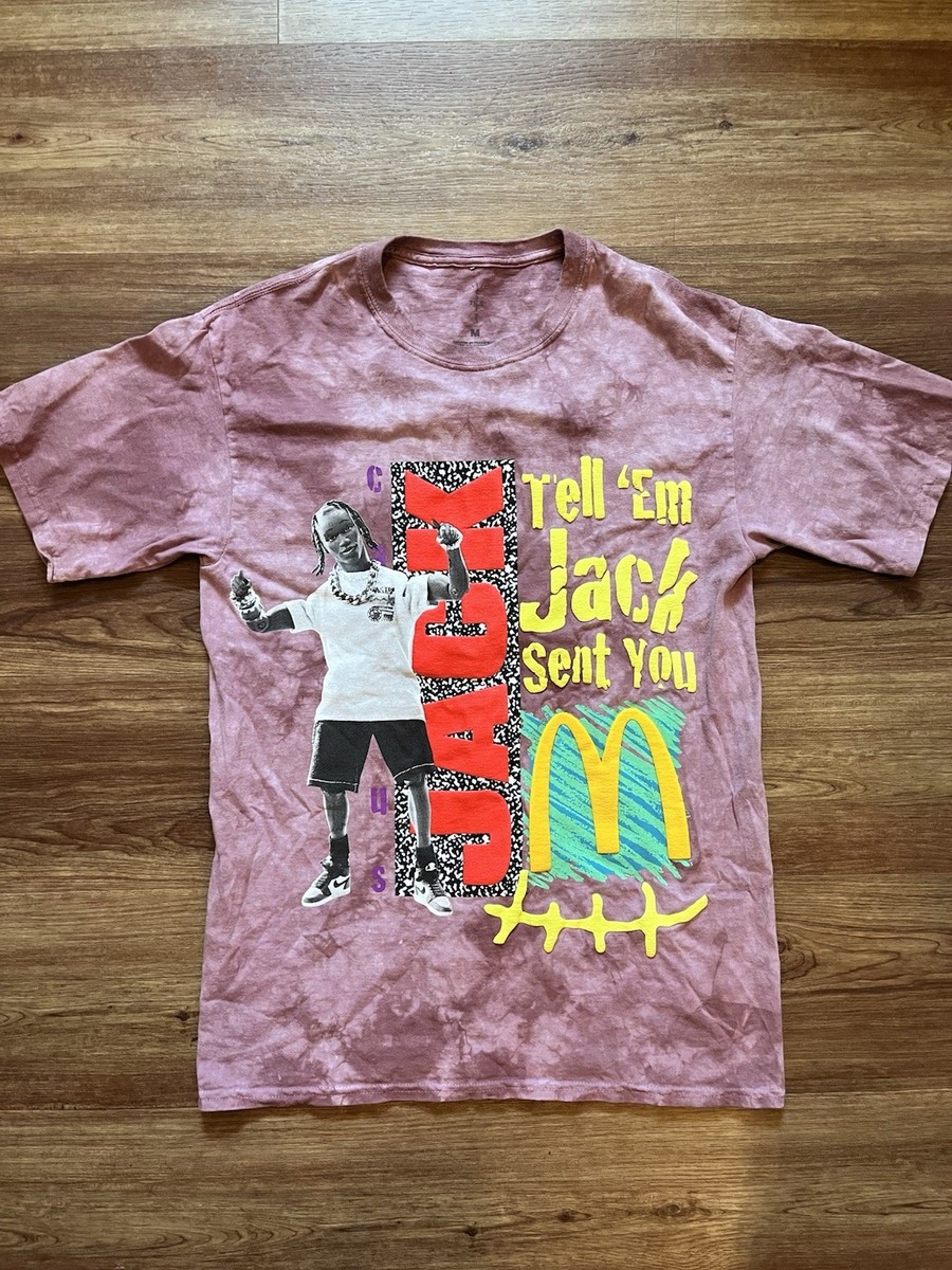 Travis Scott x McDonalds Cactus Jack “Tell Em Jack Sent You” Sz
