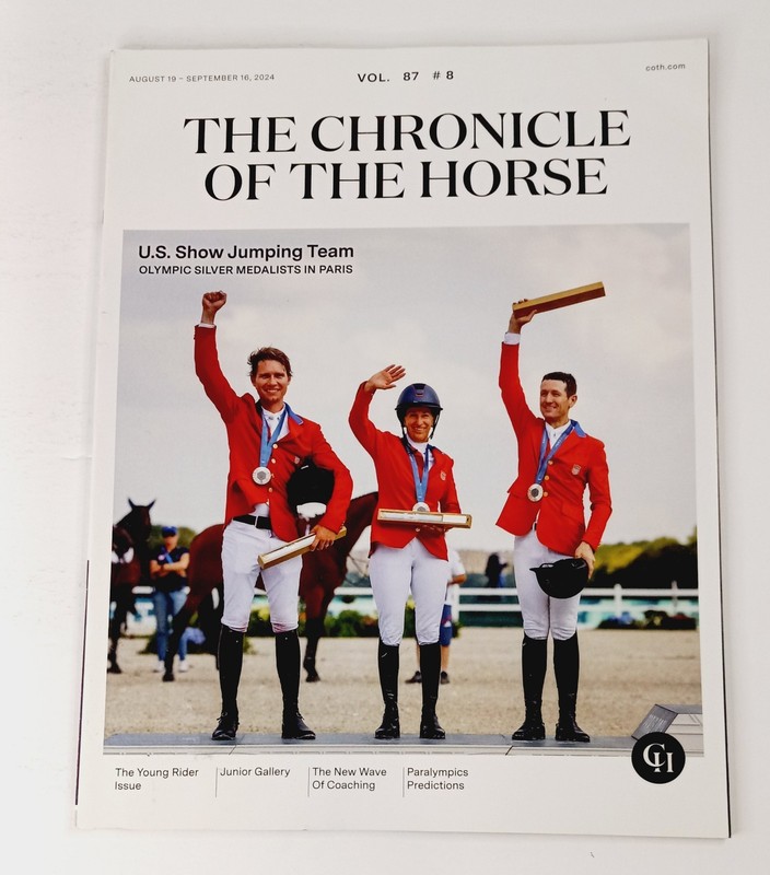 The Chronicle Of The Horse August 19-September 16, 2024 Vol 87 # 8