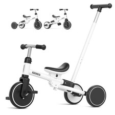 KORIMEFA 5-in-1 Tricycle for Toddlers 1-3, Toddler Bike with Push Handle Re...
