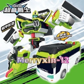 Tobot V Galaxy Detectives Bus King Transforming Robot 2 Modes Figure Toy
