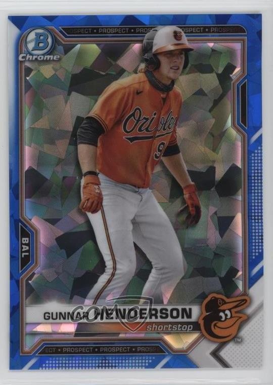 2021 Bowman Chrome Draft Sapphire Edition Gunnar Henderson #BDC-175 01nw