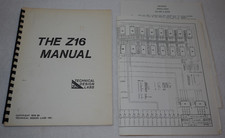 The Z16 Manual Computer Memory Board 1976 Technical Design Labs Booklet