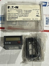 Eaton E5-024-C0408 8-DIGIT LCD Totalizer 1/32 DIN PANEL MOUNT