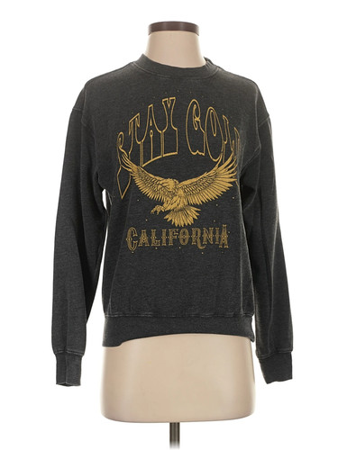 Zoe+Liv Women Gray Sweatshirt XS