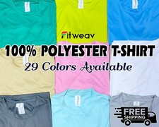 Sublimation Blank T-Shirt: 100% Polyester Blend | Polyester Blank Shirt