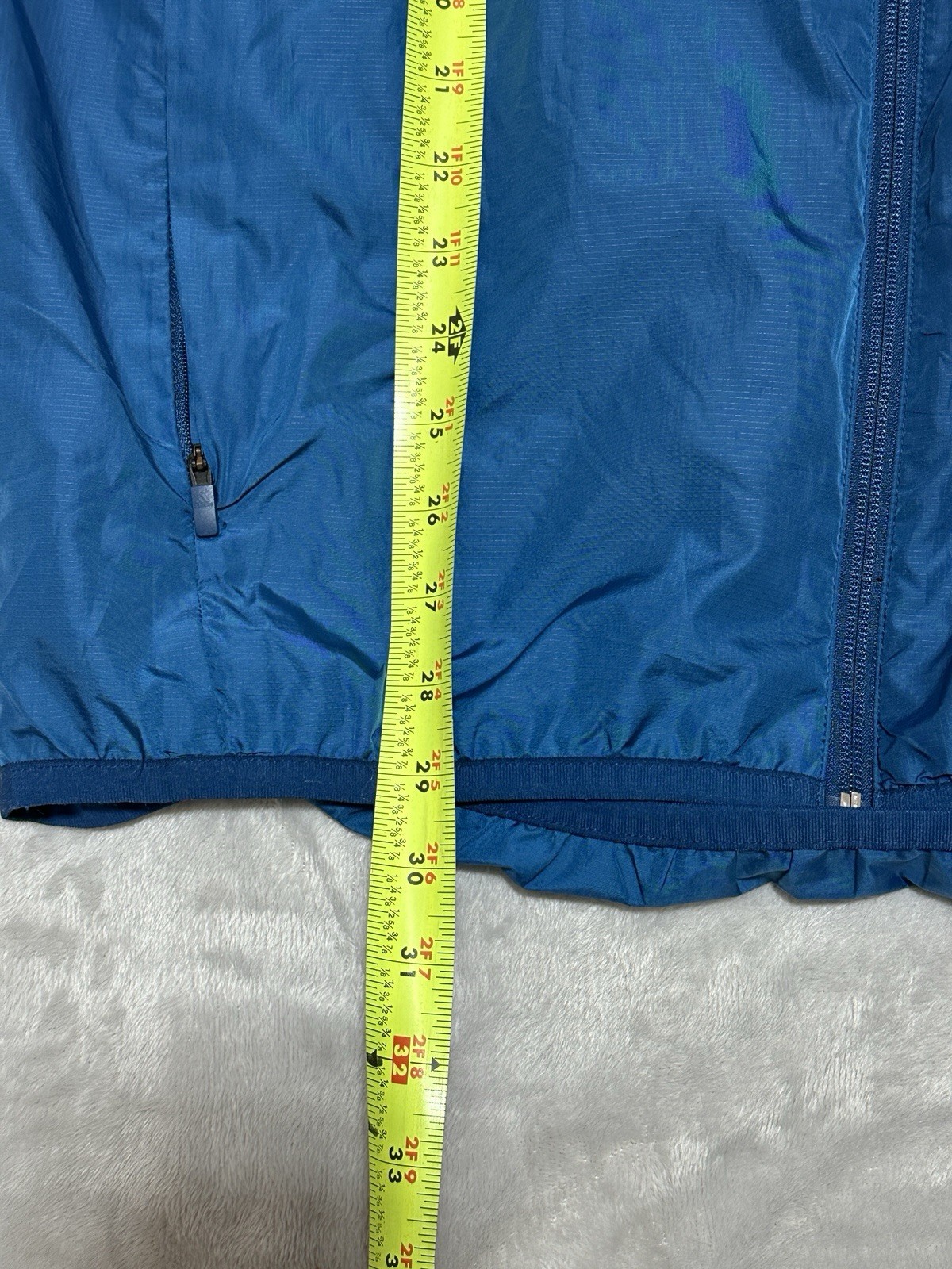 Adidas Training Jacket Blue Performance Windbreak… - image 5