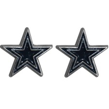 Dallas Cowboys Stud Earrings NFL Logo Fan Gear Game Day Team Spirt Football