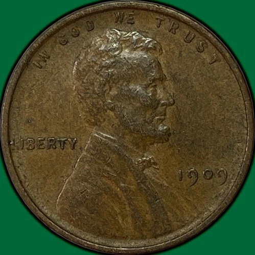 1909 Lincoln Wheat Cent Choice Extremely Fine XF+/AU Coin #36938