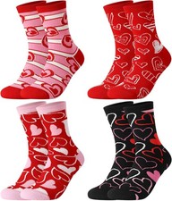 Novelty Fun Crew Socks for Women Colorful Crazy Socks for Women Girls Gifts