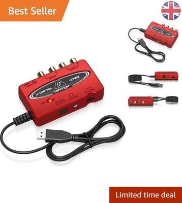 High-Resolution USB Audio Converter für Musiker & Podcaster - 48 kHz Unterstützung