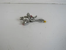 Vintage Hudson Pewter Elephant With Tennis Racket #4819    1988