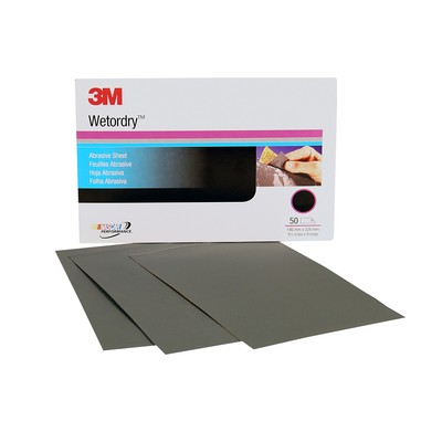 3M 02624 Wetordry 5 1/2 in x 9 in 2000 Grit 434Q Abrasive Sheet (50/Box)
