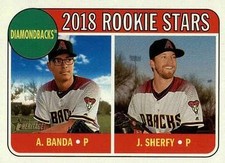 2018 Topps Heritage #79 Diamondbacks 2018 Rookie Stars