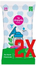2X Breast Pump Wipes by Dapple Baby, 25 Count Pack of 2 .          306