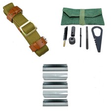 Mosin Nagant Sling with Cleaning Tool ,10 pcs Stripper Clips for M38/M44/ 91/30