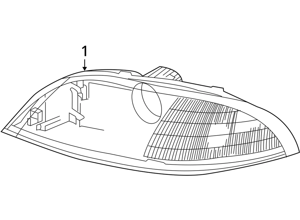 Ford Freestar 2004-2007 pasajero derecho OEM luz principal faro lámpara DJNEN Foto 3 de 3
