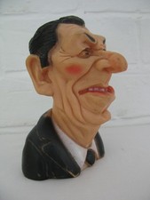 Vintage 1984 Spitting Image Ronald Reagan Pet Hates Squeaky Dog Toy