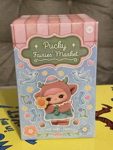 POP MART Pucky Fairies' Market Dairy Farmer Art Toy Figure Animation