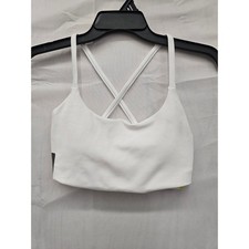 All in Motion Super Flex Light Support Open Back Bra True White PID-XOMRYW M