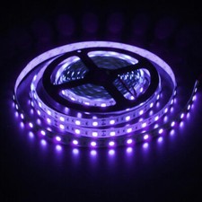 5050 300 LED Strip Waterproof UV Purple Ultraviolet Flexible Fish Black Light