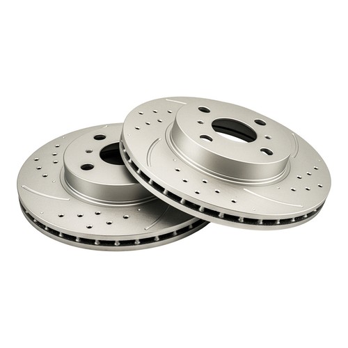 Front Drilled 31056 Brake Rotors for 93-97 Geo Prizm 98-02 Chevrolet Prizm - Picture 11 of 19