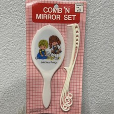 Vintage 80's Precious Things Comb 'N Mirror Set Sealed. By Target Stores.