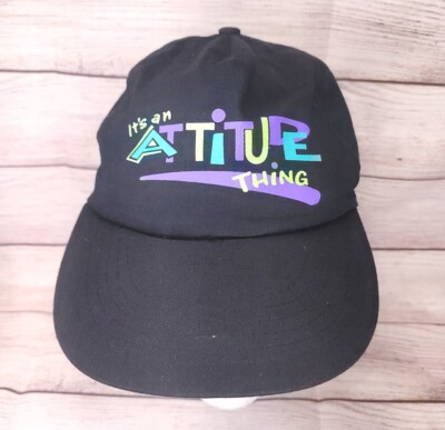 vintage  its an attitude thing  Avon phrase black snapback hat