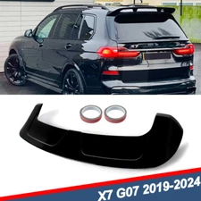 For 2019-2024 BMW X7 G07 M-Sport Gloss Black Rear Roof Trunk Spoiler Top Wing US