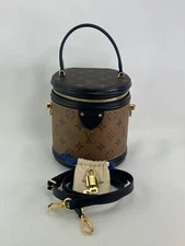 Authentic Louis Vuitton Cannes Reverse Monogram Canvas Shoulder Hand Bag