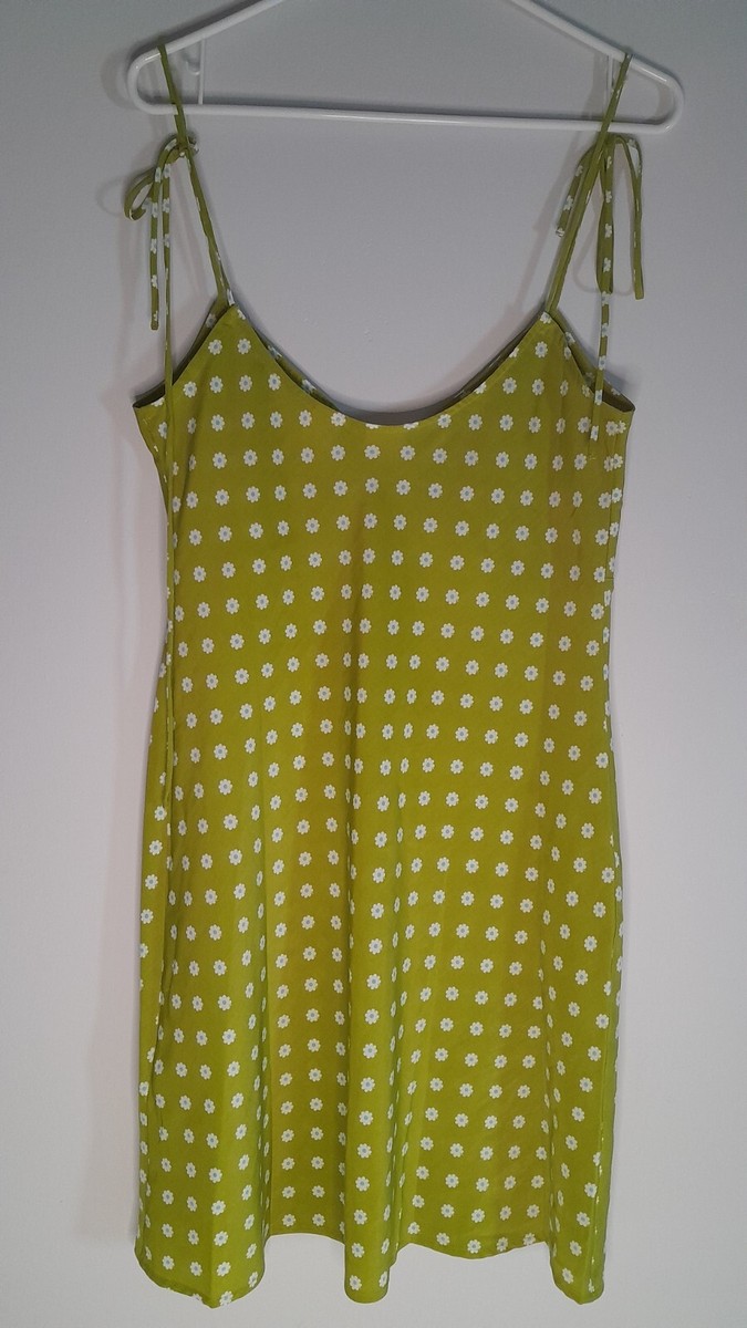 slim fit dress slacks Green Argyle Lace Trim Slip Dress main image 1