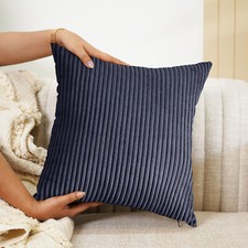 Cushion Covers Cord Jumbo Plain Super Soft Luxury 18x18" 45x45cm - 10 + Colours