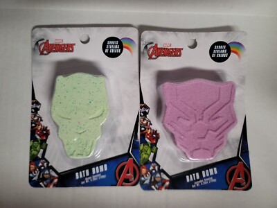 Marvel The Avengers Lot 2 Bath Bomb Lavender + Ocean Scented Fun Summer Time