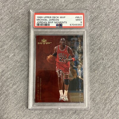 1999-00 Upper Deck MVP Jordan's MVP Moments Michael Jordan #MJ1 PSA