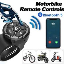 Wireless Bluetooth 5.3 Remote Button Helmet Earphone Handlebar Media Controller