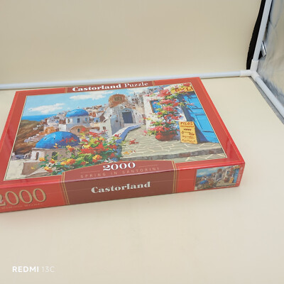 Puzzle Castorland - Frühling auf Santorini, 2000 Teile
