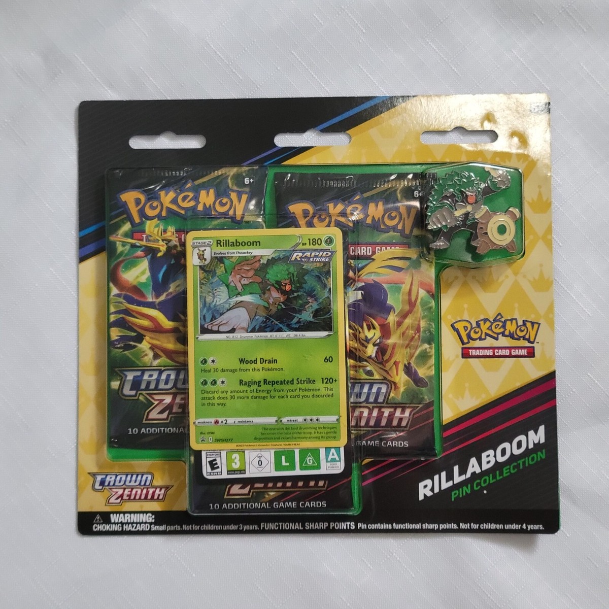 Nintendo Pokémon TCG Sword & Shield Crown Zenith Pin