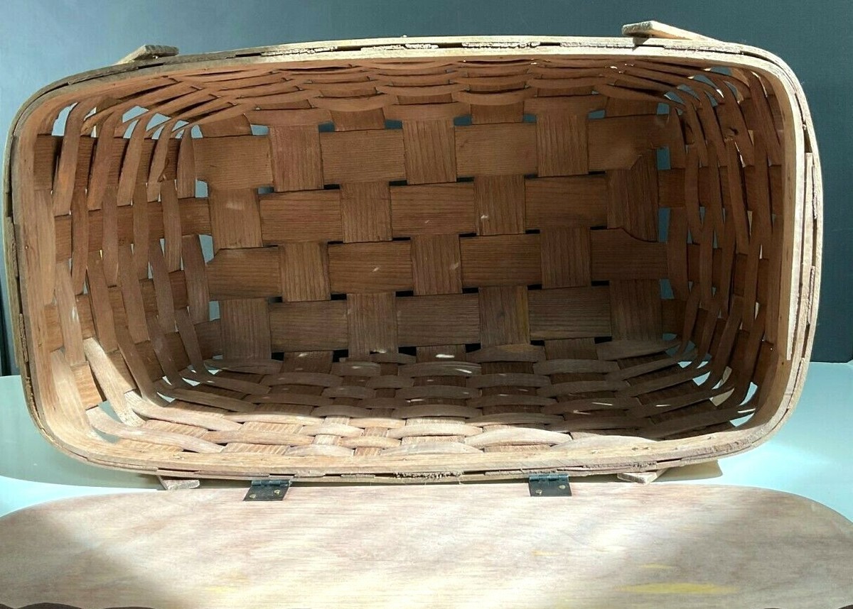Basket Ville ヴィンテージバスケット 4674 アメリカ ヴィンテージ ピクニックバスケット BASKET VILLE