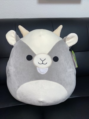 WoW 16â WALKER the Gray White Mountain Billy GOAT Squishmallow Plush Toy Easter | eBay