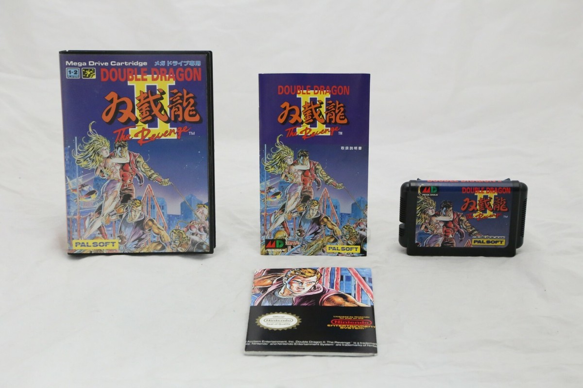 Double Dragon II The Revenge Sega Mega Drive Japan Import Complete