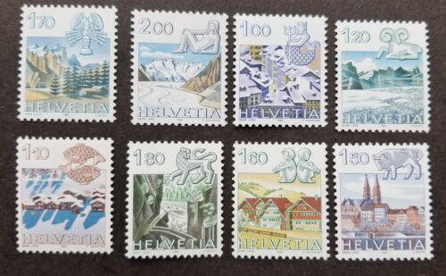 *FREE SHIP Switzerland Signs Of Zodiac 1982 1983 Horoscope (stamp) MNH *c scan - Picture 1 of 6