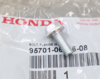 NEW OEM HONDA FLANGE BOLT (6X16) 95701-06016-08 HD17 | eBay