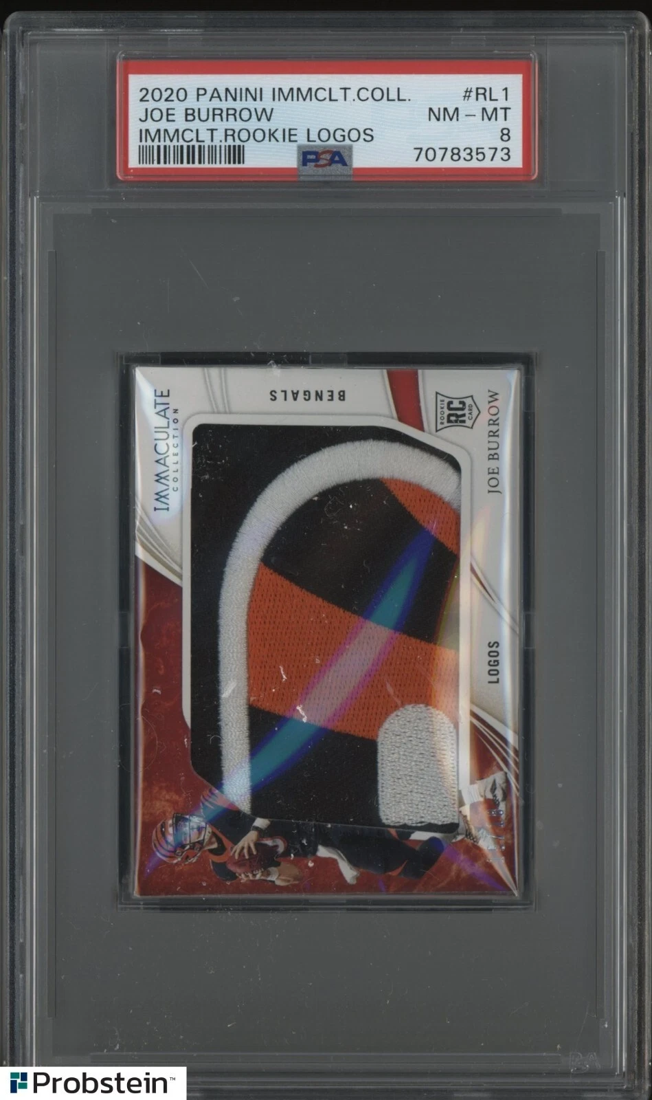 Joe Burrow Panini Immaculate Collection Immaculate Rookie Logos #RL1 Base