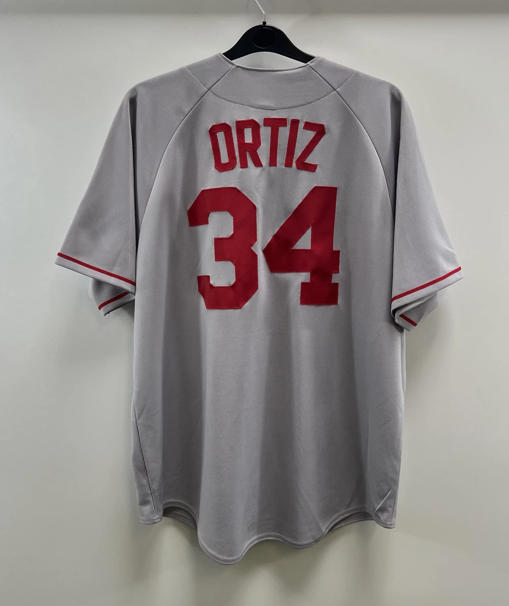 Boston red shop sox ortiz jersey