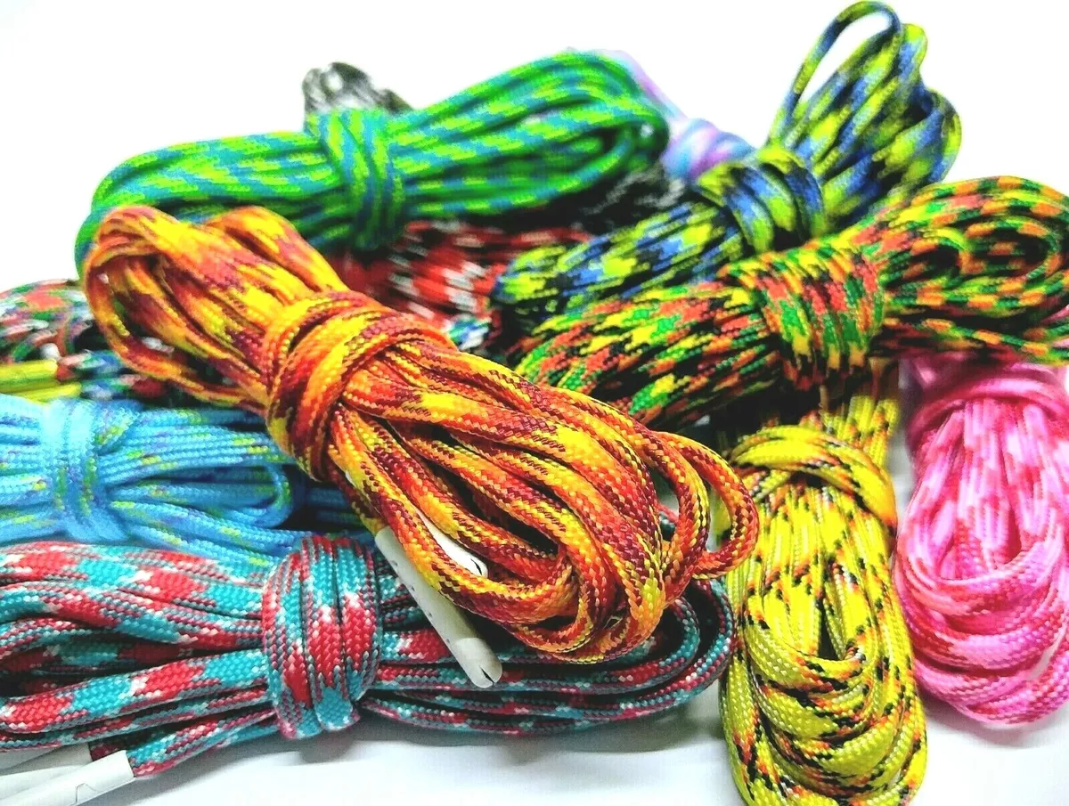 Multicolor Rope Shoe Laces For Air Max Asics ACG Keen Salomon Lowa Hiking  Boots